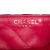 Chanel B Chanel Pink Dark Pink Cotton Fabric Quilted Jersey East West Single Flap Italy