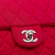 Chanel B Chanel Pink Dark Pink Cotton Fabric Quilted Jersey East West Single Flap Italy