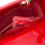 Christian Dior B Dior Red Dark Red Patent Leather Leather Mini Patent Cannage Lady Dior France