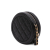 Chanel B Chanel Black Caviar Leather Leather Caviar CC Filigree Round Clutch with Chain Italy