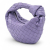 Bottega Veneta B Bottega Veneta Purple Nappa Leather Leather Mini Nappa Intrecciato Jodie Italy