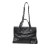 Chanel B Chanel Black Caviar Leather Leather CC Quilted Crumpled Caviar Crave Tote Italy
