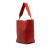 Celine B Celine Red Calf Leather Medium Seau Sangle Bucket Bag Italy