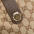 Gucci B Gucci Brown Beige Canvas Fabric GG Charmy Shoulder Bag Italy