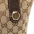 Gucci B Gucci Brown Beige Canvas Fabric GG Charmy Shoulder Bag Italy