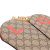 Gucci AB Gucci Brown Beige Coated Canvas Fabric Valentines Day GG Supreme Love Heart Bag Italy