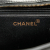 Chanel B Chanel Black Lambskin Leather Leather Lambskin Embroidered Logo Tote France