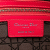 Christian Dior B Dior Red Lambskin Leather Leather Large Lambskin Cannage Lady Dior Italy