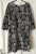 Marimekko : Tunic dress with cream polka dots on a black background L