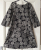 Marimekko : Tunic dress with cream polka dots on a black background L
