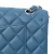 Chanel Classic Double Flap Medium Lambskin Leather Matelassè Shoulder Bag Blue