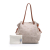Loewe B LOEWE Brown Light Beige Canvas Fabric Medium Flamenco Knot Tote Spain