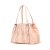 Bottega Veneta B Bottega Veneta Pink with Multi Nappa Leather Leather Medium Nappa Intrecciato Glimmer Tote Italy