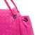Bottega Veneta B Bottega Veneta Pink Hot Pink Nappa Leather Leather Nappa Intrecciato Flap Crossbody Italy