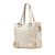 Loewe B LOEWE Brown Beige Canvas Fabric Anagram Satchel China