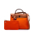 Hermès Herbag PM Canvas 1 Pouch Top-Handle Handbag Orange