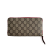 Gucci Cherry Canvas Long Zip Around Wallet GG Supreme