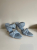 Bottega Veneta Geflochtene Sandalen in Babyblau