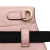 Christian Dior B Dior Pink Blush Calf Leather Grained skin Saddle Belt Bag Italy