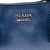 Prada B Prada Blue Saffiano Leather Cuir Open Promenade Satchel Italy