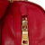 Prada B Prada Red Saffiano Leather Medium Dome Satchel Italy