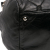 Chanel B Chanel Black Lambskin Leather Leather Quilted Lambskin Hidden Chain Bowler Bag Italy