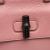 Gucci B Gucci Pink Calf Leather Medium Bamboo Daily Satchel Italy