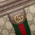 Gucci B Gucci Brown Beige Coated Canvas Fabric Small GG Supreme Ophidia Belt Bag Italy