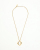 Saint Laurent Pendant Gold Chain Necklace