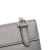 Prada B Prada Gray Saffiano Leather Cuir Twist Lock Chain Flap Italy