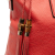 Gucci B Gucci Red Calf Leather Bamboo Tassel Satchel Italy