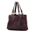 Gucci B Gucci Brown Dark Brown Calf Leather Guccissima Trimmed Bamboo Libeccio Tote Italy