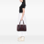 Gucci B Gucci Brown Dark Brown Calf Leather Guccissima Trimmed Bamboo Libeccio Tote Italy