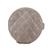 Chanel B Chanel Brown Taupe Calf Leather CC Quilted Aged skin Round Clutch France
