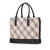 Burberry B Burberry Brown Beige with Black Canvas Fabric Nova Check Tote United Kingdom