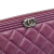 Chanel B Chanel Purple Lambskin Leather Leather Medium Quilted Lambskin Boy O Case Clutch Italy