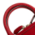 Gucci AB Gucci Red Calf Leather Mini GG Charm Dome Satchel Italy