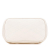 Saint Laurent B Saint Laurent White Ivory Lambskin Leather Leather Quilted Lambskin East West Vanity Case Jamaica