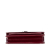 Saint Laurent B Saint Laurent Red Dark Red Calf Leather skin Monogram Sunset Chain Wallet Italy