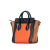 Celine B Celine Orange with Multi Calf Leather Nano Tricolor Luggage Tote Italy