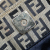Fendi B Fendi Gray Canvas Fabric Small Zucchino Twins Tote Italy