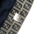Fendi B Fendi Gray Canvas Fabric Small Zucchino Twins Tote Italy