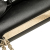 Valentino B Valentino Black Calf Leather Bow Flap Clutch On Chain Italy
