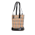 Burberry B Burberry Brown Beige with Black Canvas Fabric Haymarket Check Tote United Kingdom