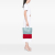 Celine B Celine Blue Light Blue with Red Calf Leather Bicolor Vertical Cabas Tote Italy