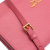 Prada B Prada Pink Salmon Saffiano Leather Wallet on Strap Italy