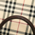 Burberry B Burberry Brown Beige Canvas Fabric House Check Tote United Kingdom