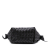 Bottega Veneta AB Bottega Veneta Black Lambskin Leather Leather Lambskin Intrecciato Tie Shoulder Bag Italy