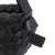 Bottega Veneta AB Bottega Veneta Black Lambskin Leather Leather Lambskin Intrecciato Tie Shoulder Bag Italy