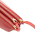 Celine B Celine Red Lambskin Leather Leather Small Lambskin Trio Crossbody Italy